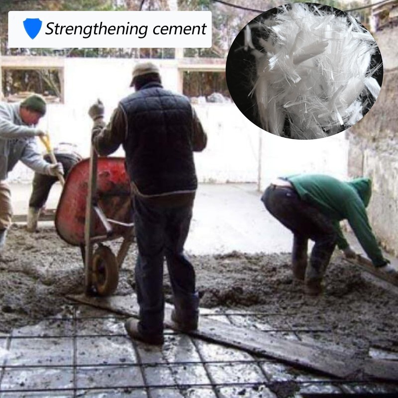 Polypropylene Fiber Reinforcement for Concrete - 19 mm, 3.7 LB gallery