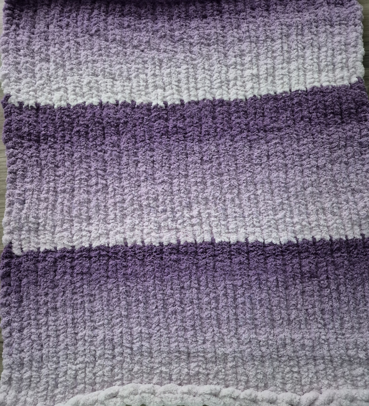 Handmafe Purple Phase Throw Blanket 36 X 48 In. gallery