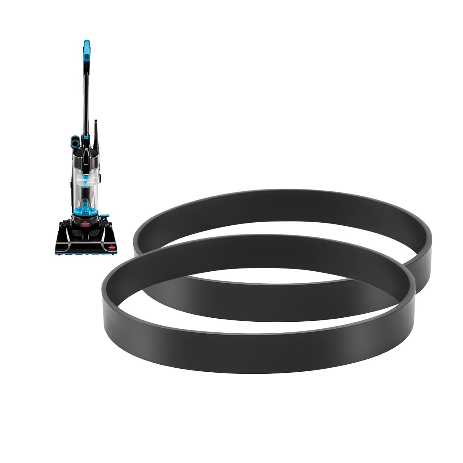 2Pcs For Bissell Powerforce & Powerforce Helix Vacuum Belts Replaces 1604895 gallery