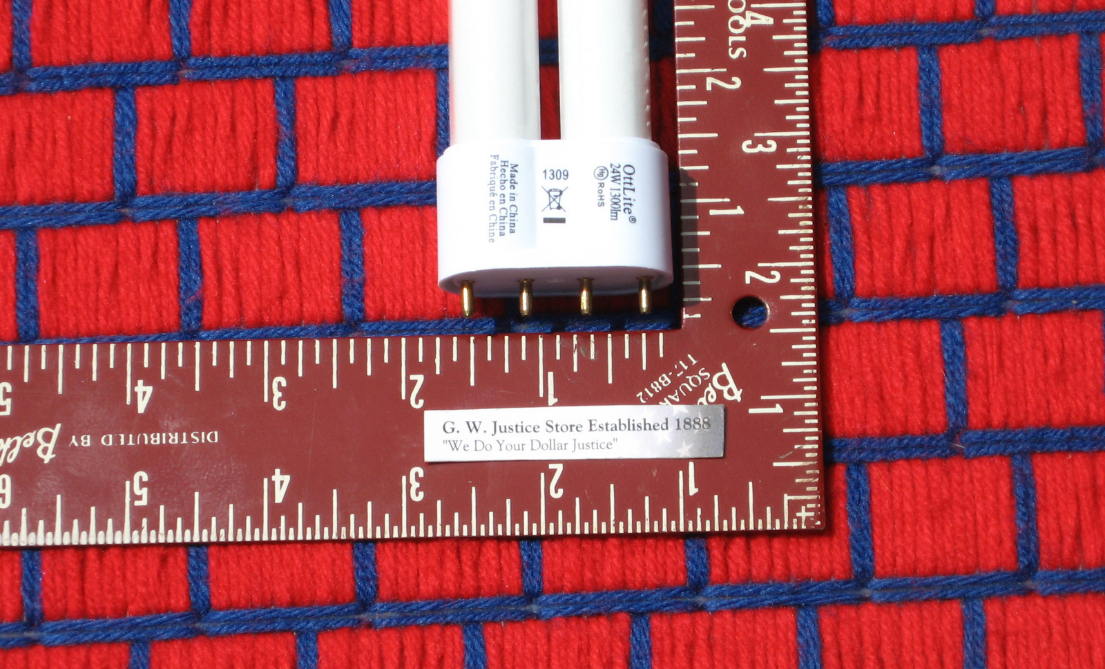 genuine OTT-LITE fluorescent 24w light bulb 1300lm lamp 4 pin type C new PL24-C gallery