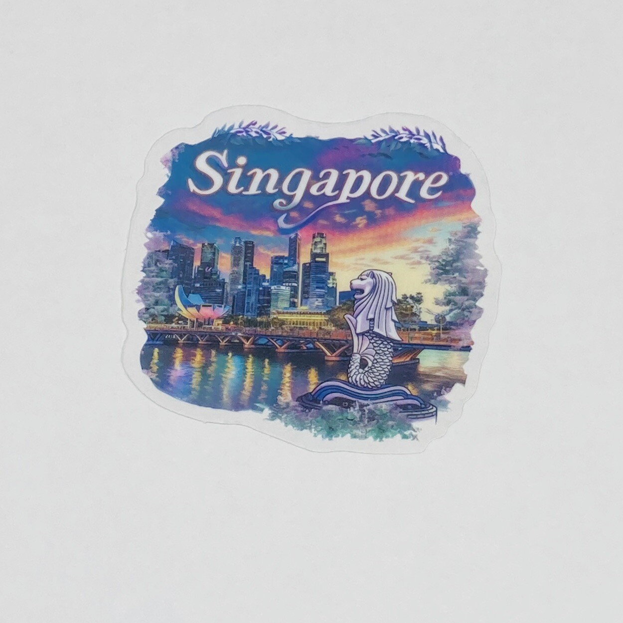 Singapore Transparent Sticker Merlion Travel City Art Decal Vinyl Souvenir Tc6 gallery