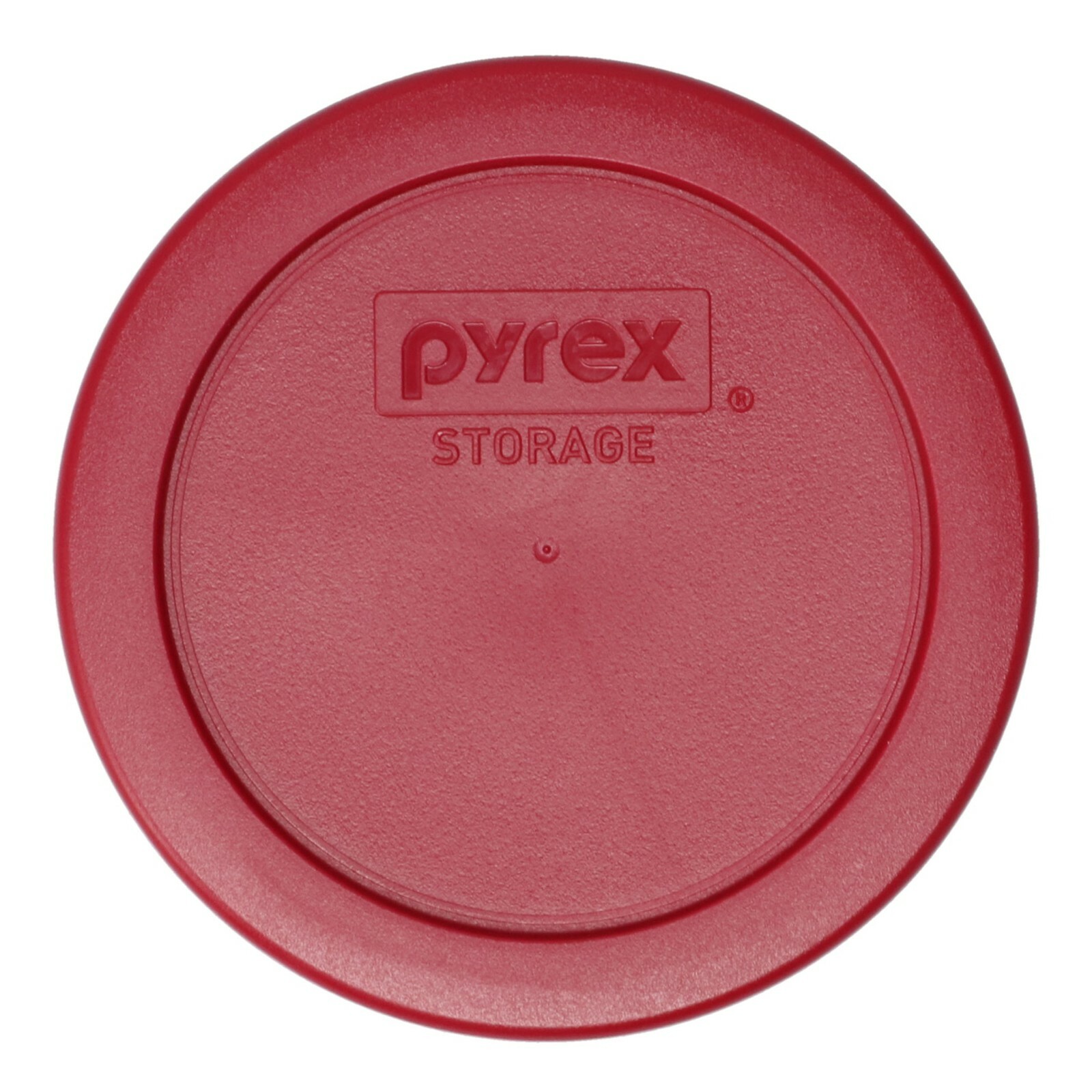 Pyrex 7200-PC Sangria Red Round Plastic Storage Replacement Lid Cover gallery