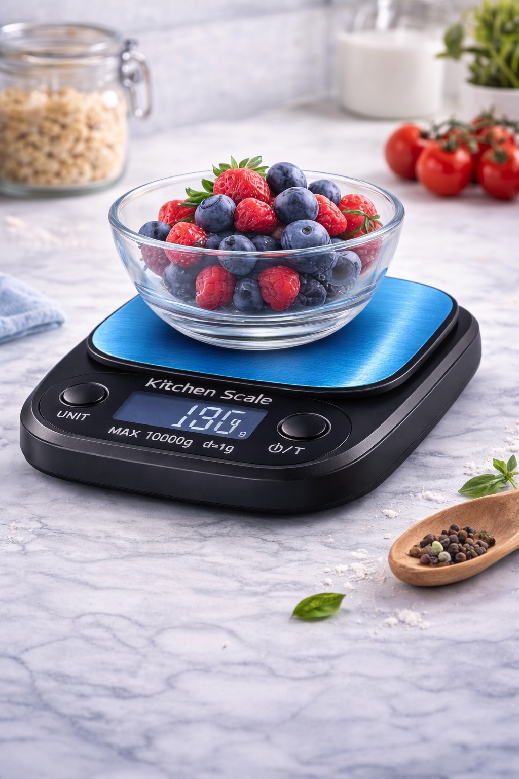 Smart Digital Kitchen Scale 10kg 1g Precision LCD Food Scale Easy Tare gallery