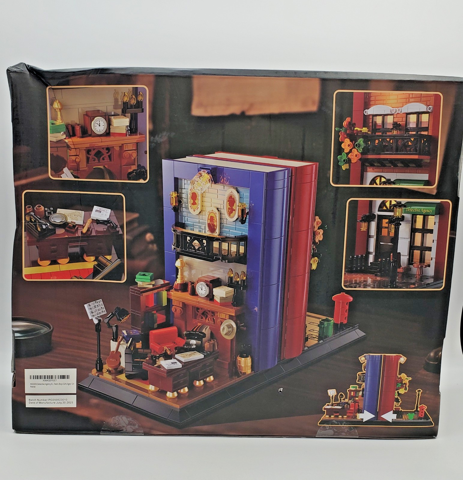 Detective Agency Bookends Building Blocks Insoon SC9956 1241 pcs Ages 10+ READ gallery