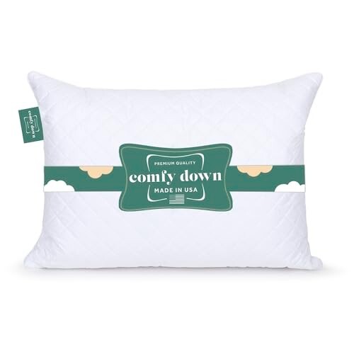 ComfyDown Premium Feather and Down ComfyPlush Supportive Bed Pillow for Sleeping gallery