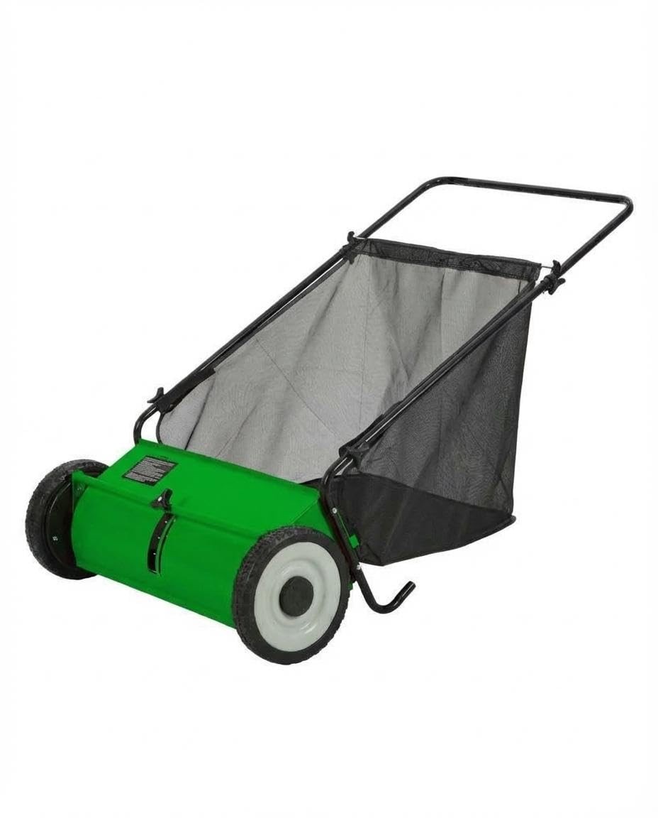 Explorehorizon 21-Inch Push Lawn Sweeper 3.5 Cu. Ft. Hopper Capacity Collector gallery