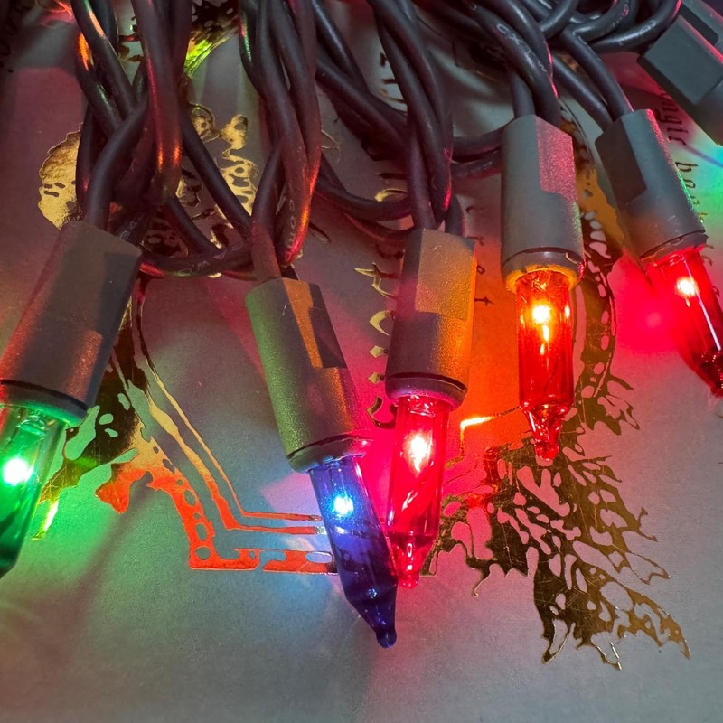 HISHINY Christmas Lights 100 Count Multicolor Christmas Tree String Lights wi... gallery