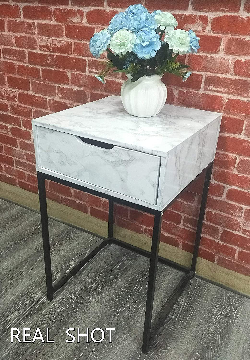 Counter Top Peel and Stick Grey Granite Marble Gloss Film Vinyl Self Adhesive gallery