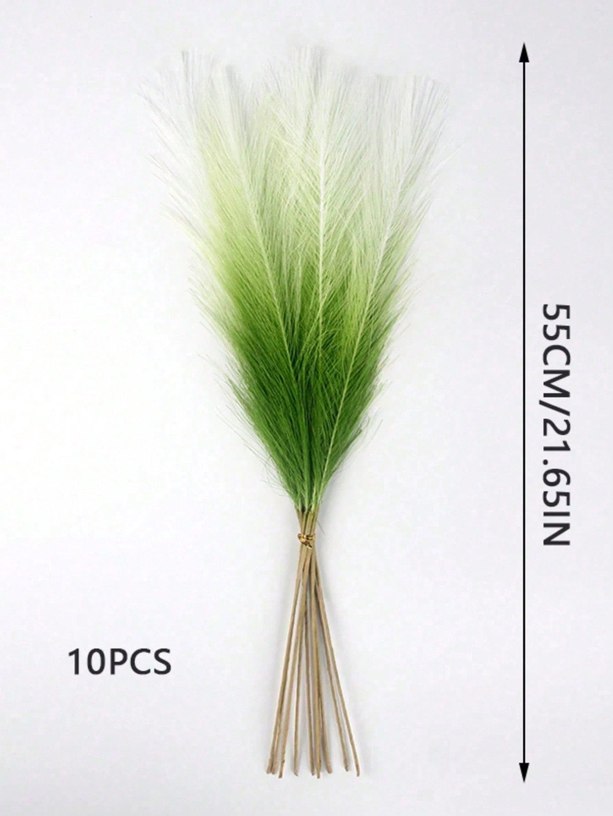 10PCS 55CM Multicolor Fluffy Artificial Pampas Grass For Boho Decor gallery