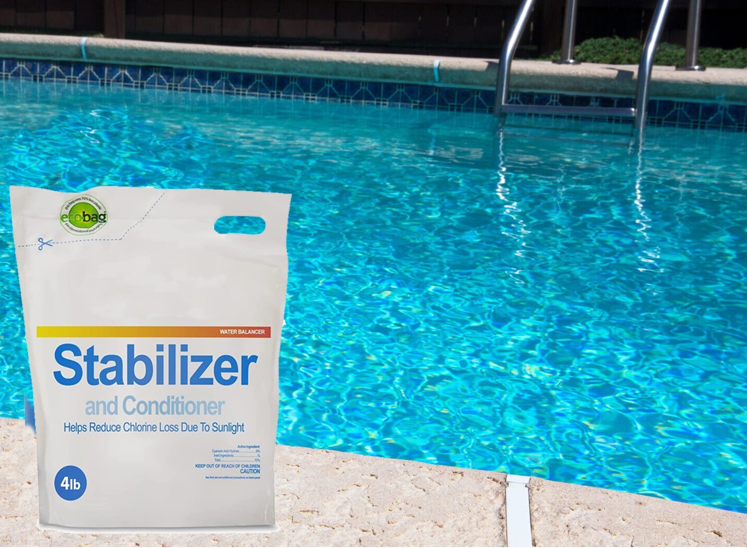 Conditioner & Stabilizer Cyanuric Acid For Swimming Pools - (Choose Size) gallery