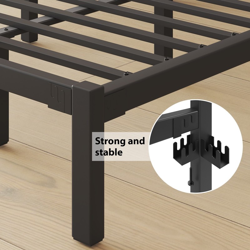 Full/Queen/King Platform Bed with Solid Structure, Massive Storage,Easy Assembly gallery