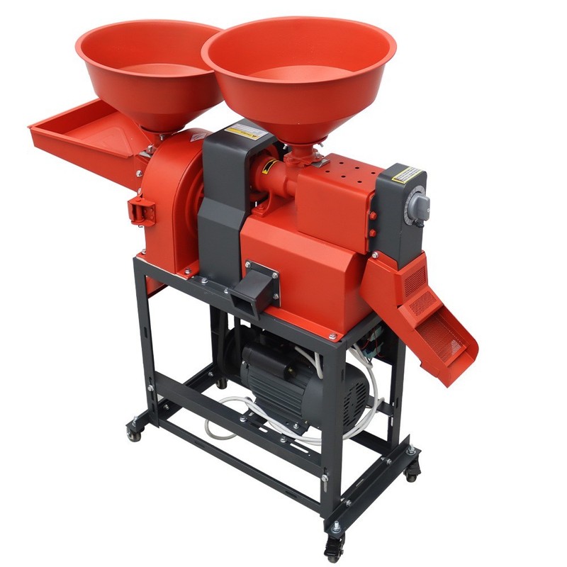 Rice Milling and Crushing Machine Combined Rice Mill Grinder 220V Iron Machine gallery