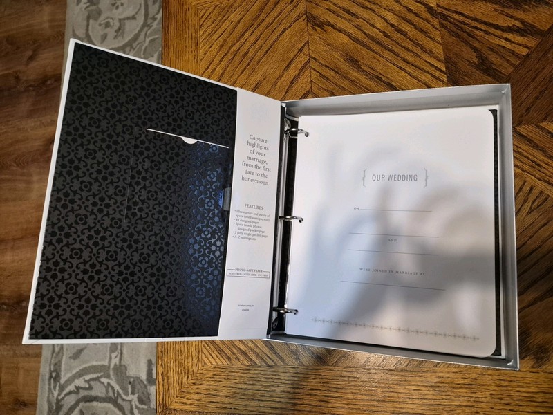 Hallmark Wedding Ring Monogram Memory Book gallery