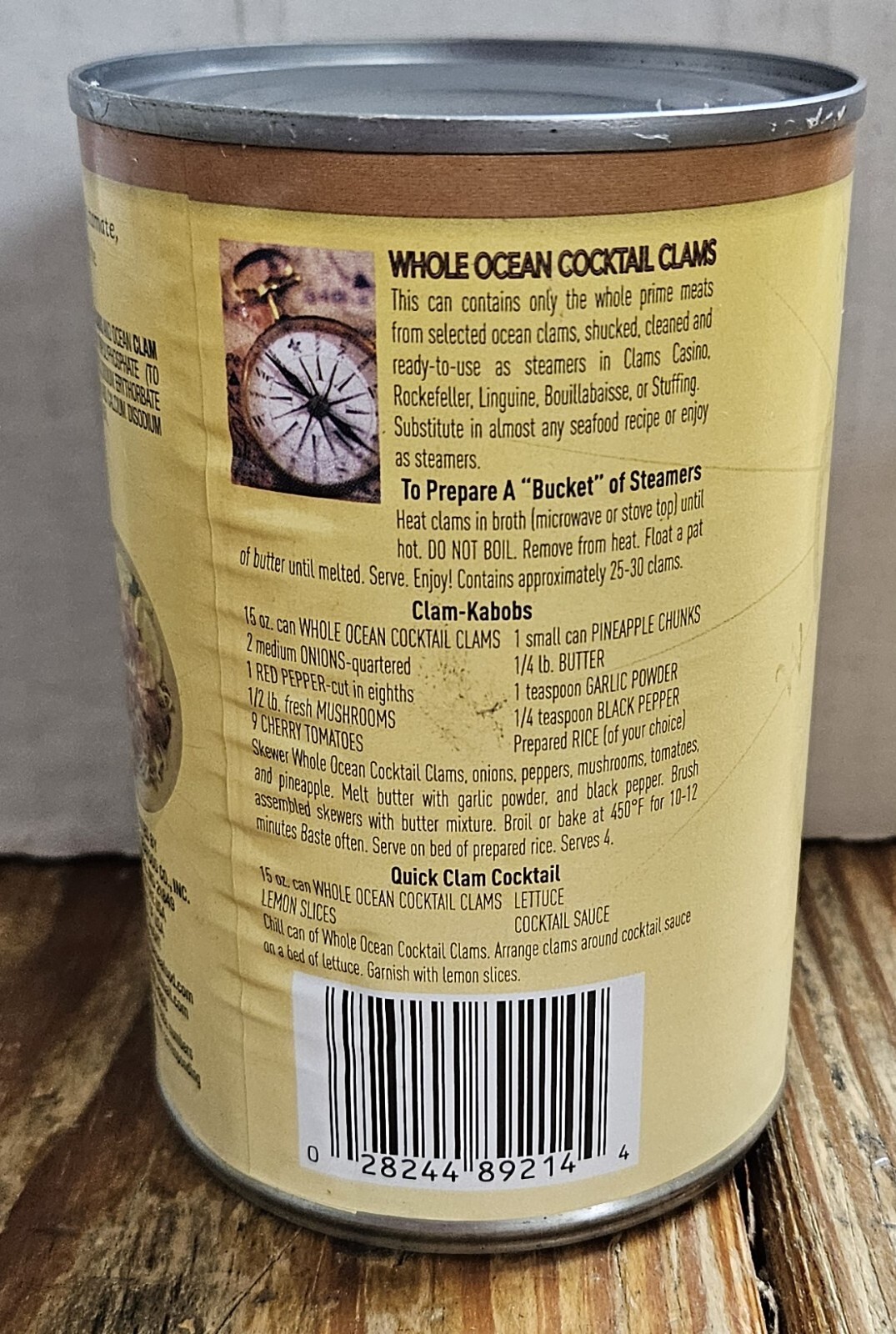 Gordon's Chesapeake Classics 15 oz Whole Ocean Cocktail Clams Free Ship 4 pack gallery