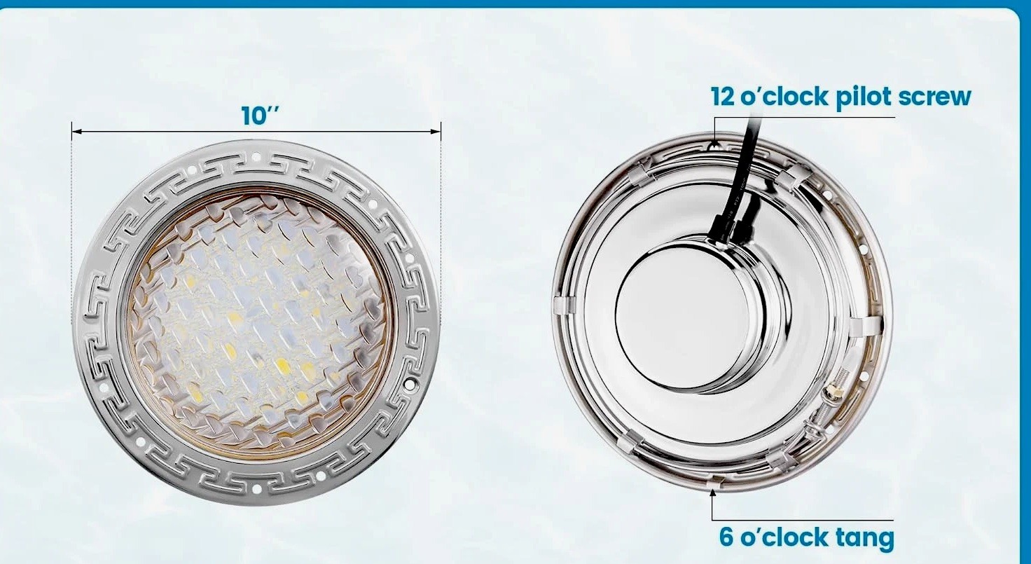 50' Cool White IntelliBrite Style 601301 5G LED Pool Light 120V 55W gallery