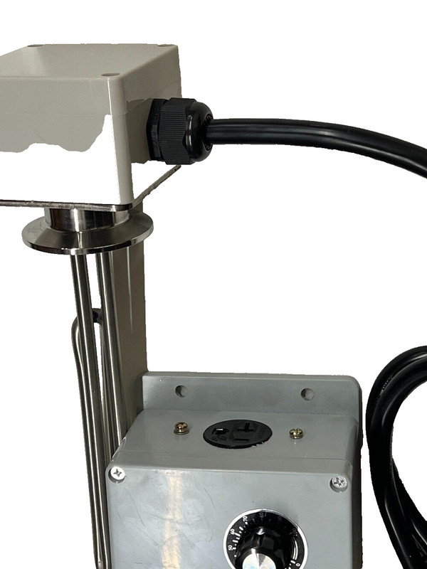 Heater controller with 2" Tri clamp element 110V 1500W Moonshine still gallery