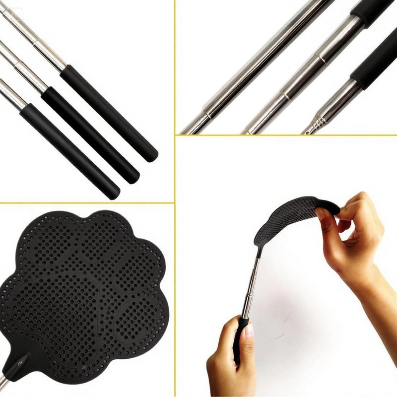 Practical Hand-Powered Fly Swatter with Ergonomic Design - Perfect for Any Space gallery