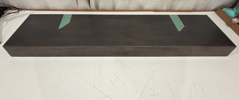 Merillat Autograph Single Piece Floating Shelf 42 Inch Length Stained Finish gallery