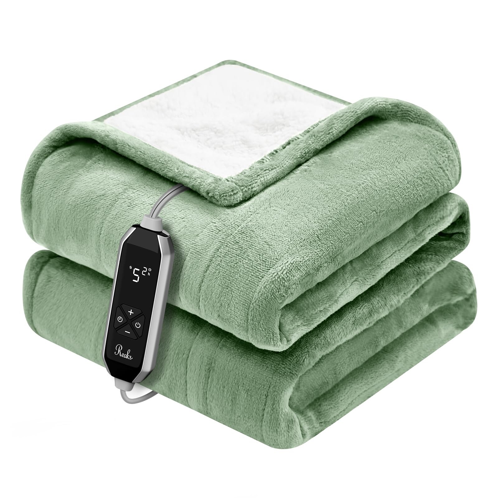 Heated Blanket Throw, 50×60 Inches, Fast Heating Blanket 10 Heat & 9 Timer Se... gallery