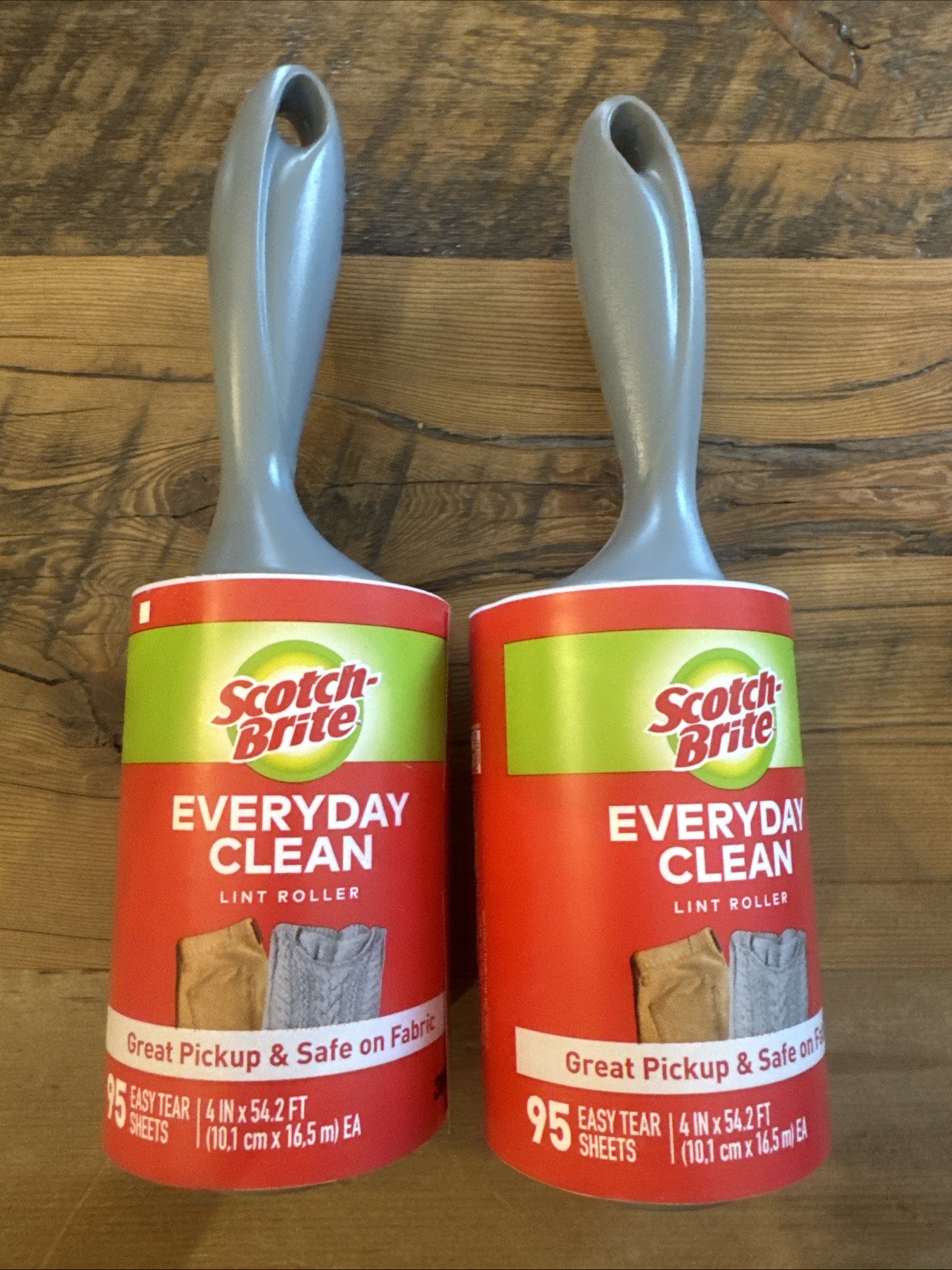 2 3M Scotch-Brite Everyday Clean Lint Roller 75 Easy-Tear Sheets 4 in x 40.8 Ft gallery