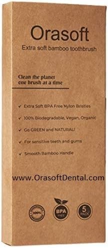 Extra Soft Toothbrush for Sensitive Teeth and Gums 5 Pack | Soft Bristle gallery