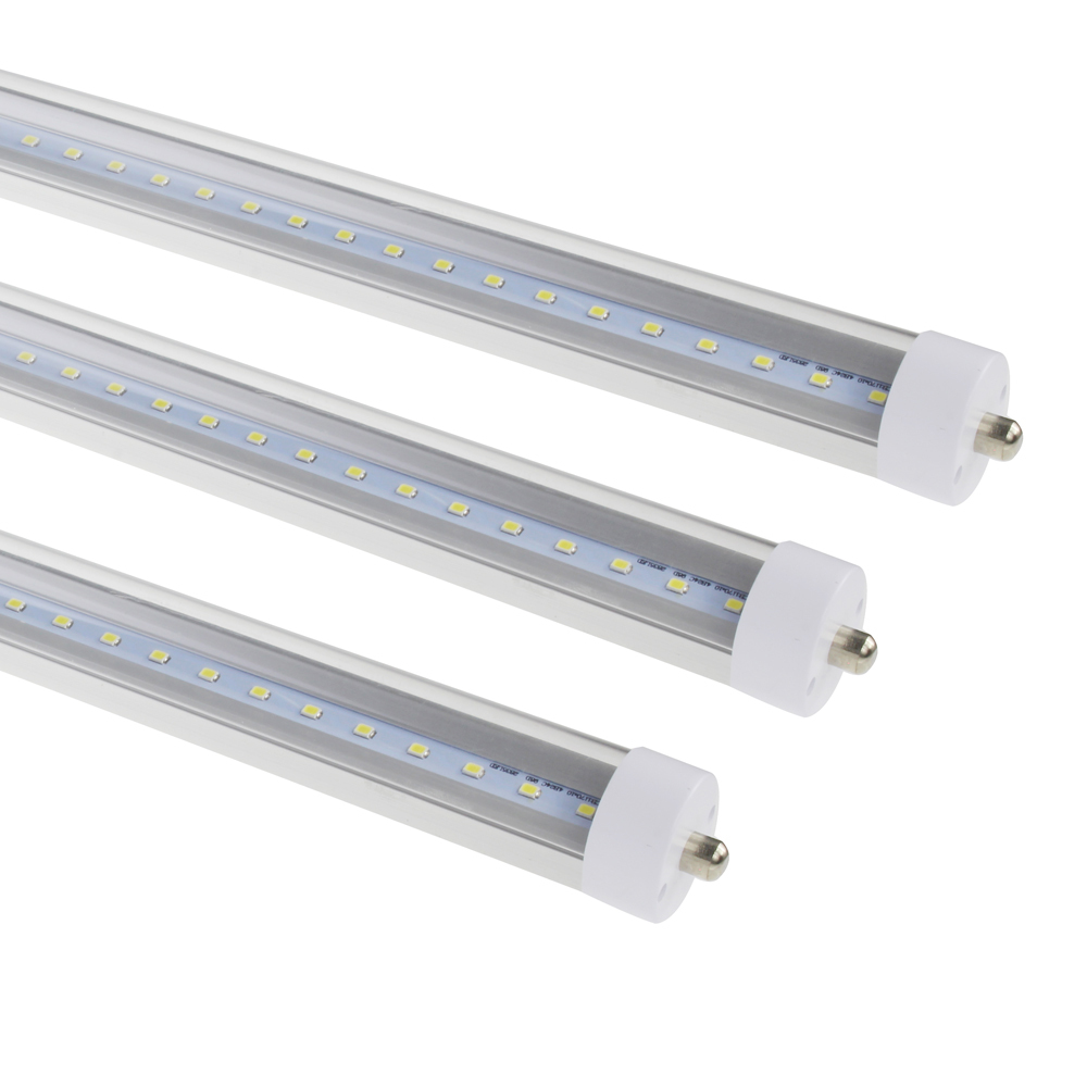 FA8 8ft LED Light Tube 45W T8 T12 Single Pin 8' Bulb Replace Fluorescent Tube gallery