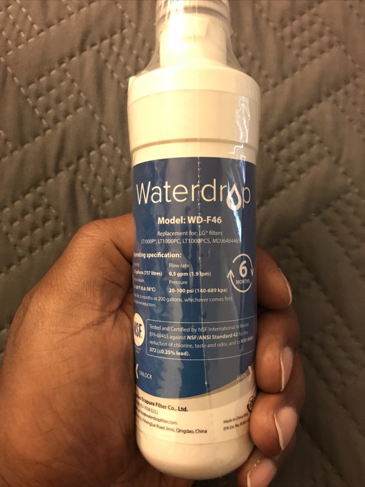 Waterdrop WD-F46 Filter New Sealed Z gallery