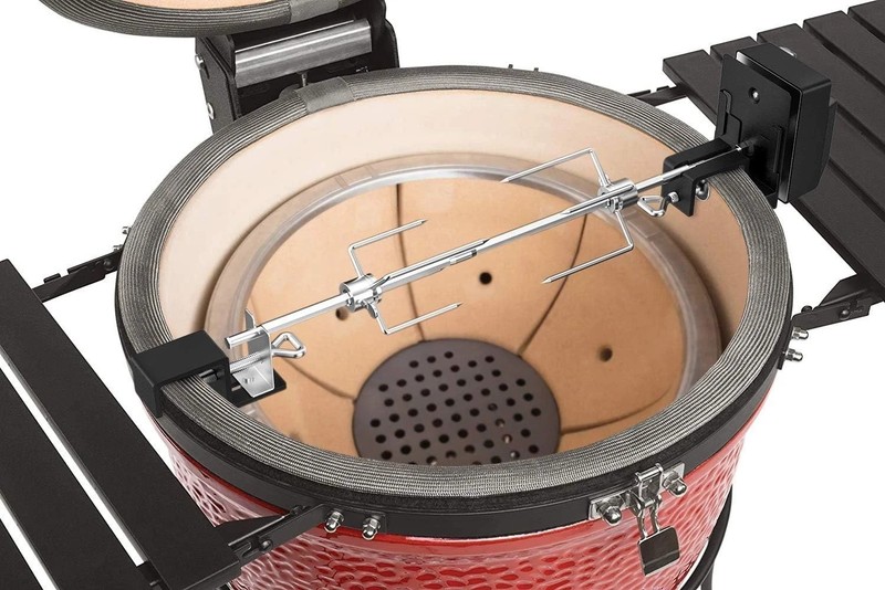 Universal Rotisserie Attachment for BGE & Kamado Joe** gallery