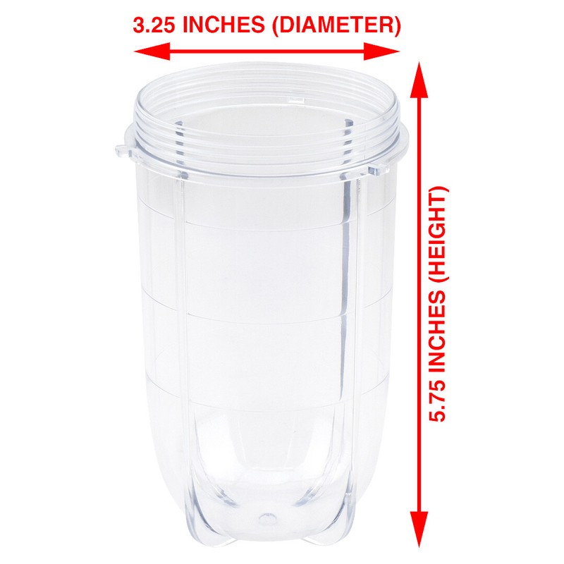 Cross Blade and Tall Cup Replacement Part Combo for Magic Bullet MB1001 250W gallery