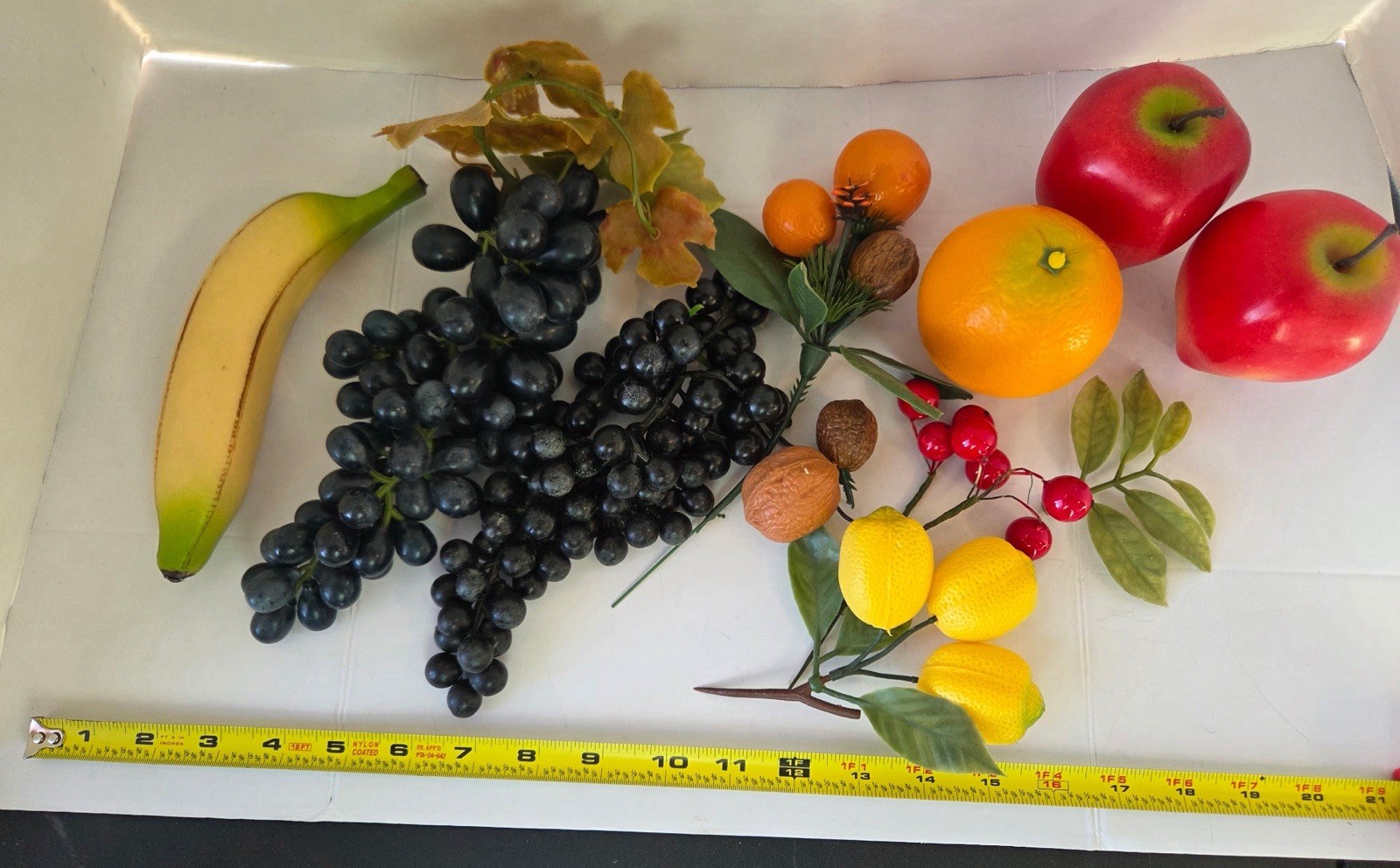 Vintage Artificial Fruit Lot Made With Mixed Materials￼ gallery