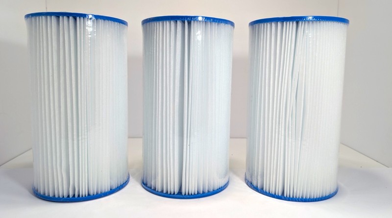 3-Pack Future Way Type B Pool Filters for Intex 2500 GPH Pump Open Box 10"x5.75" gallery