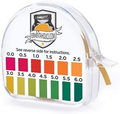 Fermentaholics Instant Read pH Test Strips Dispenser pH Strips pH Range 0-6