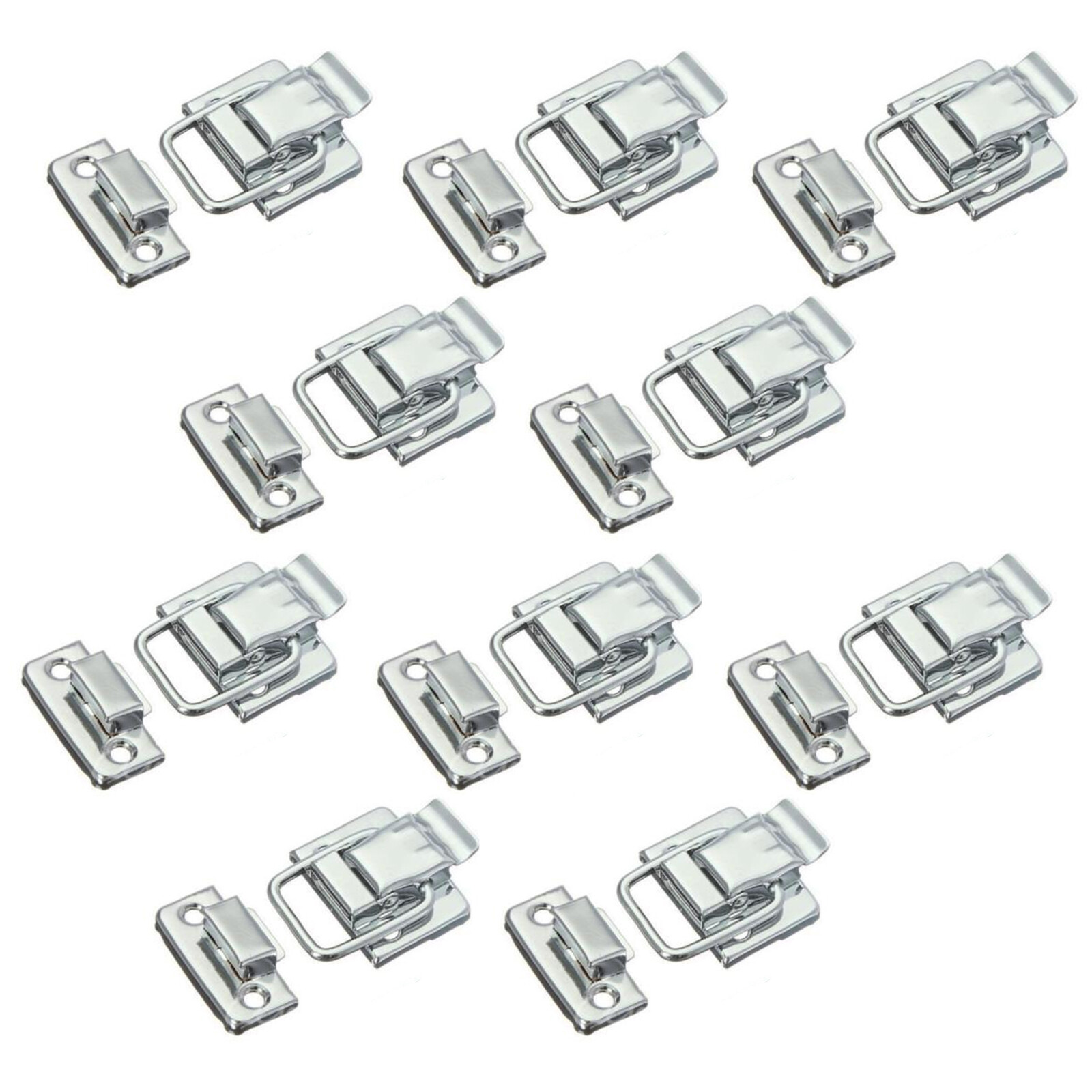 10x DIY Fastener Toggle Latch Catch Chest Case Suitcase Chests Trunk Lock Boxes gallery