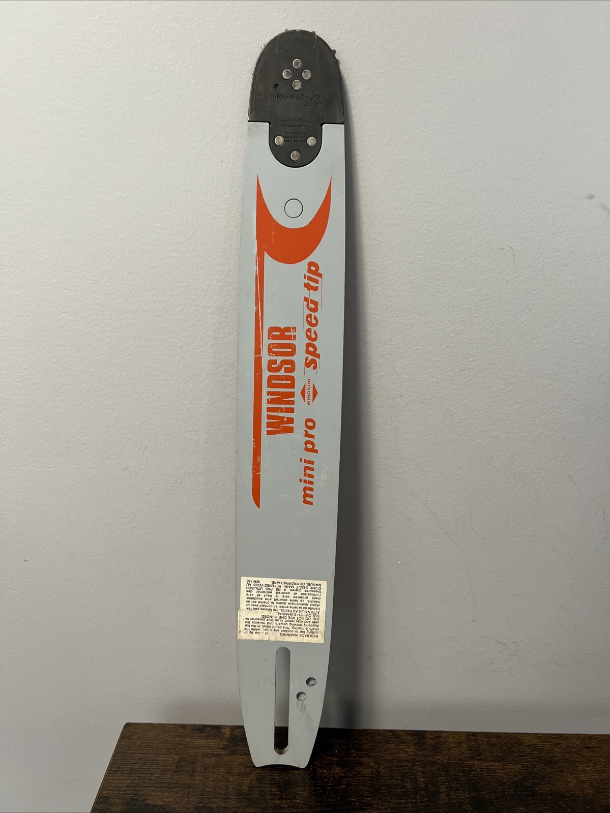 VTG 14” Chainsaw Guide Bar: Windsor Speed Tip Mini Pro 14PC58MS, Made In Canada gallery