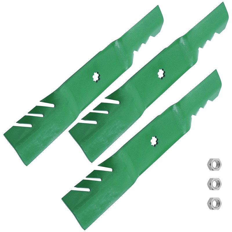 54" Deck Blade with Nut For John Deere 190C D170 LA150 LA175 E180 G110 S180 gallery