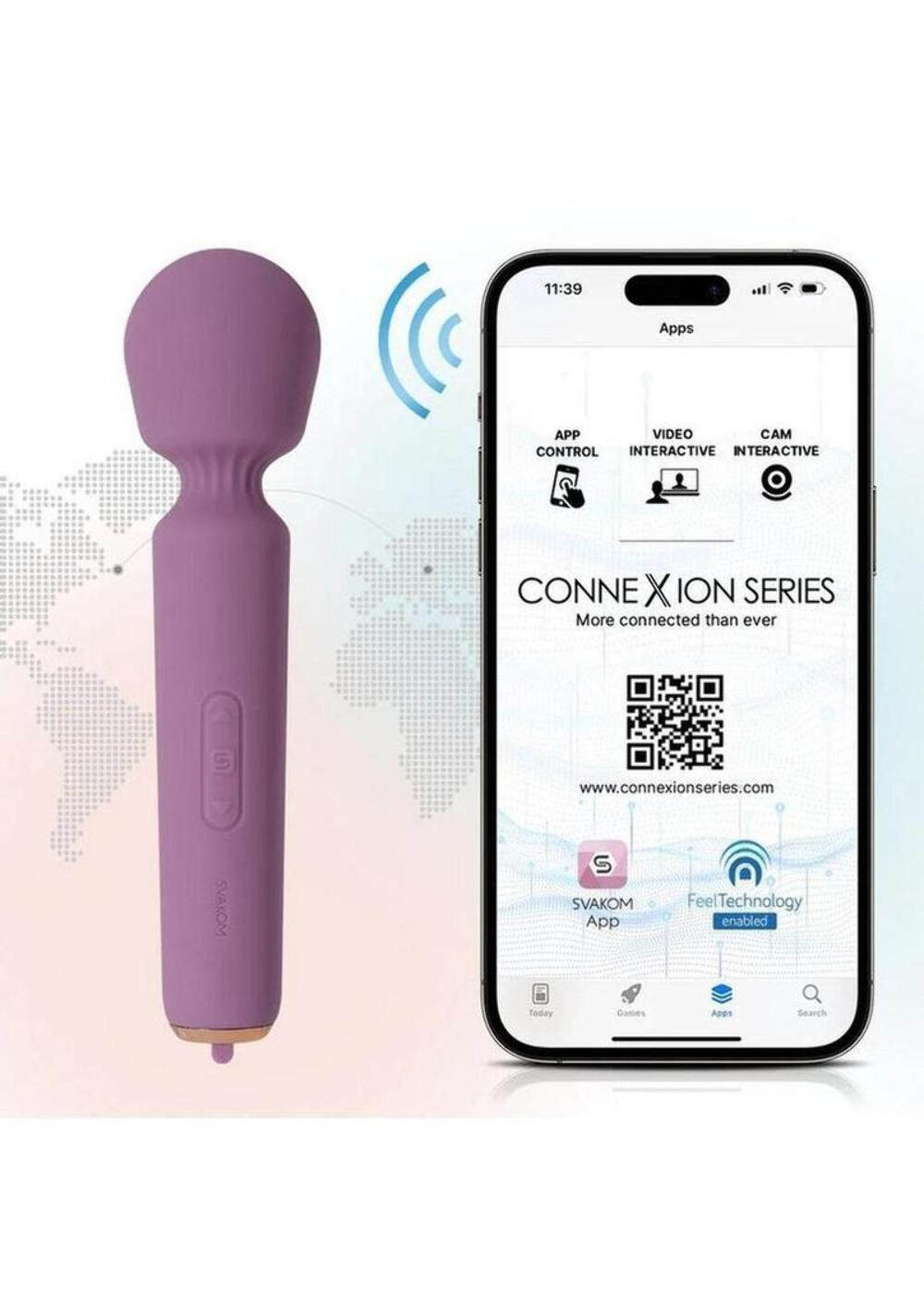 Svakom Mini Emma Neo Rechargeable Silicone Vibrator with Compatible App gallery