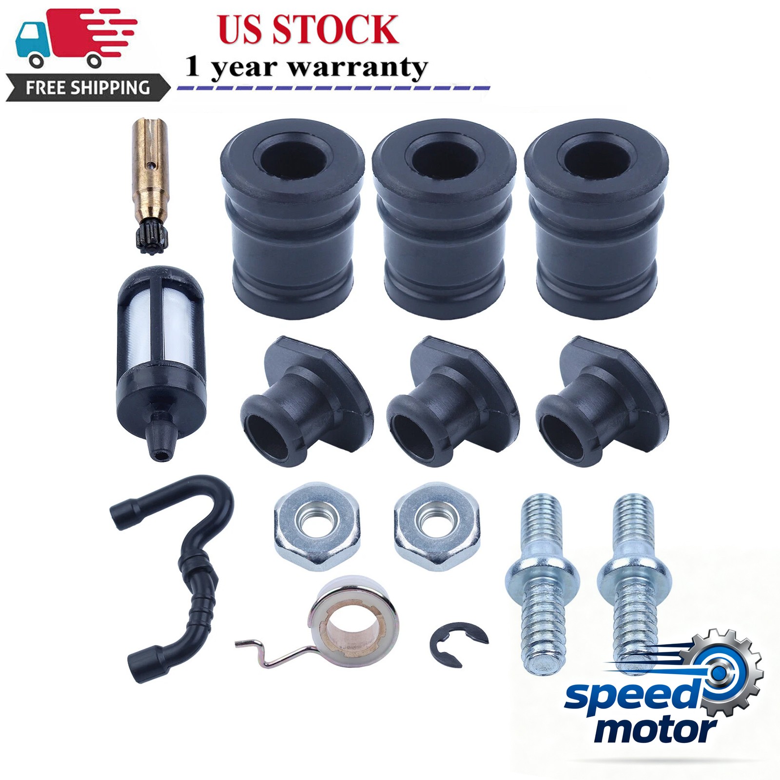 Oil Pump Worm Gear Fuel Filter Kit For Stihl MS180 MS180C MS170 018 017 Saw Part gallery