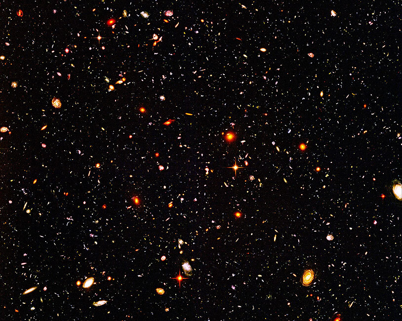 HUBBLE ULTRA DEEP FIELD HUBBLE SPACE TELESCOPE PHOTOGRAPH PHOTO PRINT gallery