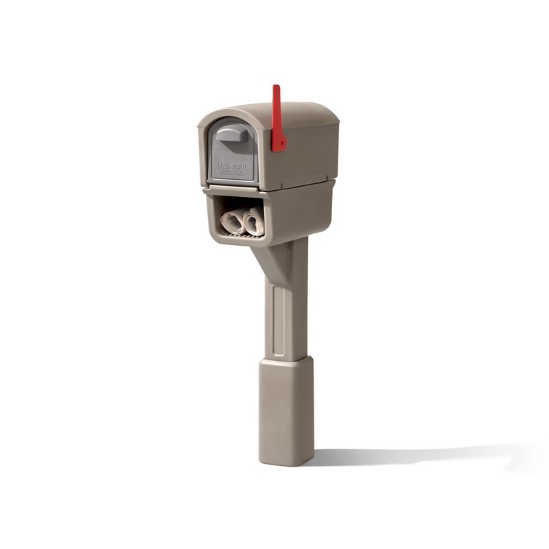 Step2 MailMaster Express Plus Plastic Mailbox Mocha Finish gallery