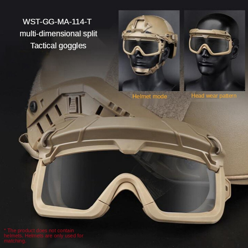 Tactical Airsoft Goggles Windproof Anti Fog CS Combat Eye Protection Goggles gallery