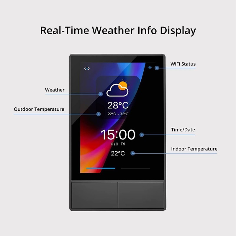 SONOFF NSPanel Smart Scene Wall Switch Touch HMI Panel Timer Weather LCD Display gallery