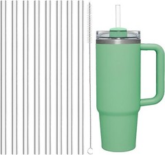 8 Pack Replacement Straws for Stanley 30 40 Oz Adventure Quencher Travel Tumbler