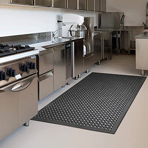 Rubber Floor Door mat Anti-Fatigue Commercial Restaurant 60"L x 36"W x 0.4"Th gallery