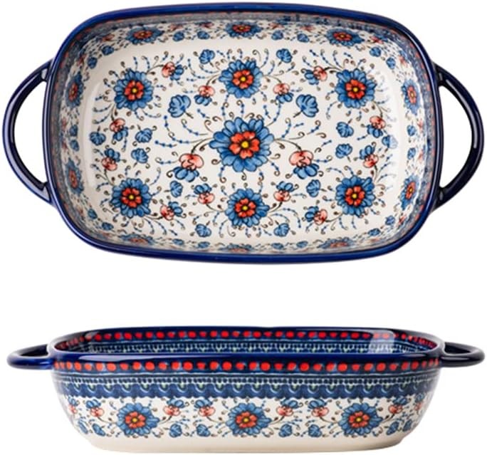 Ceramic Bakeware Casserole Dish Baking Pan Lasagna Pans with Handles gallery