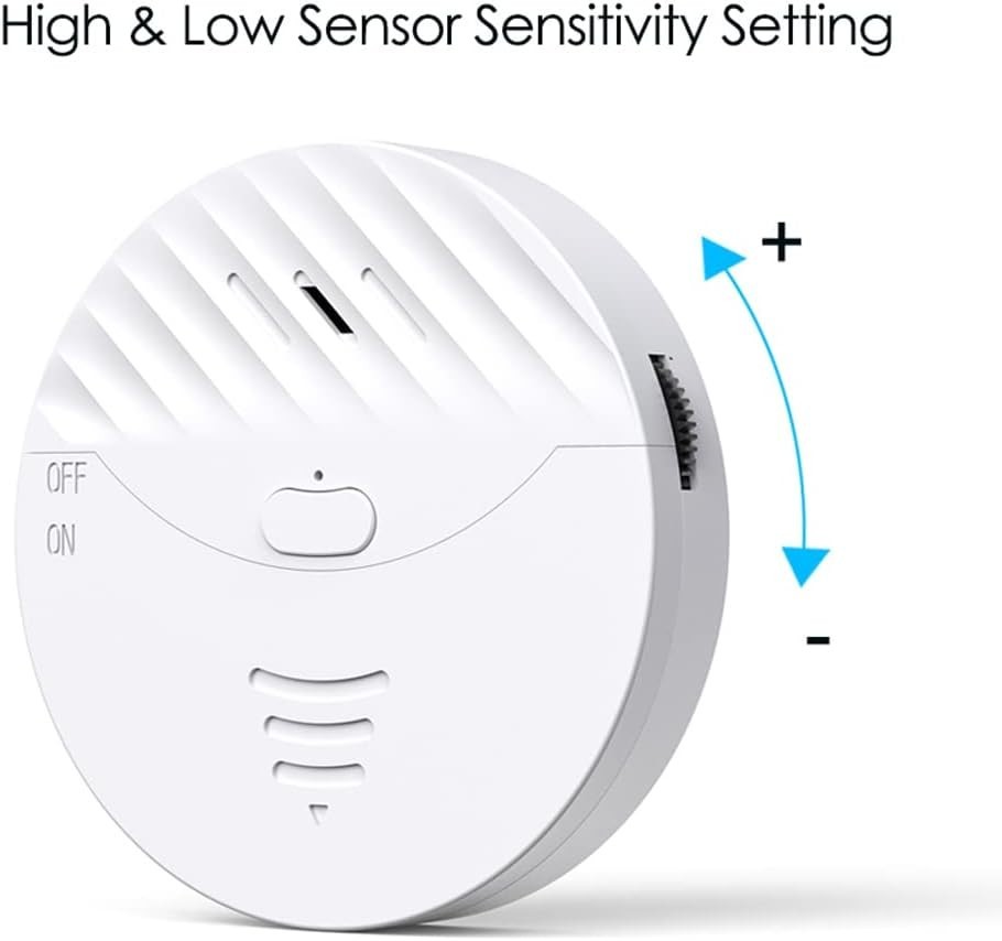 WiFi Window Alarm System, 2 Pack Glass Break Detection with Phone APP, 120dB ... gallery