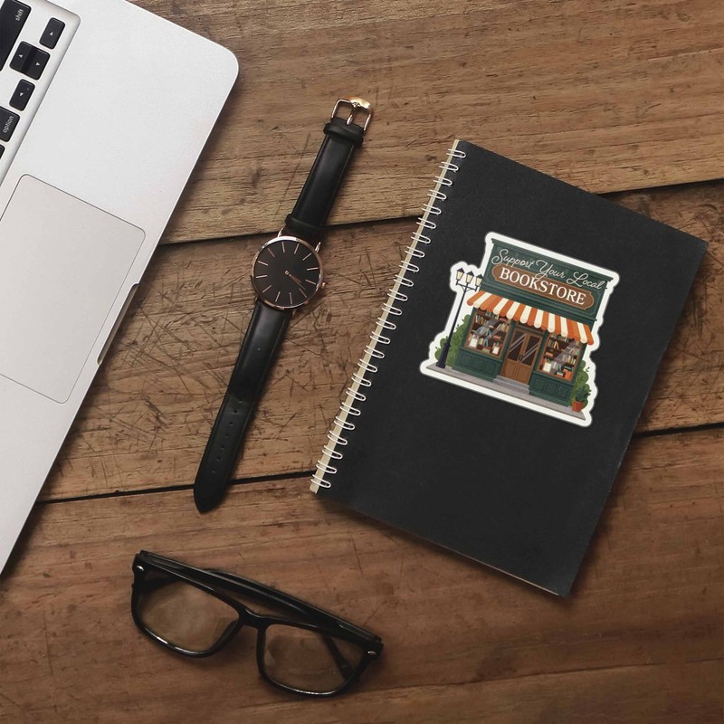 Support Your Local Bookstore Sticker - Cute Book Decal gallery