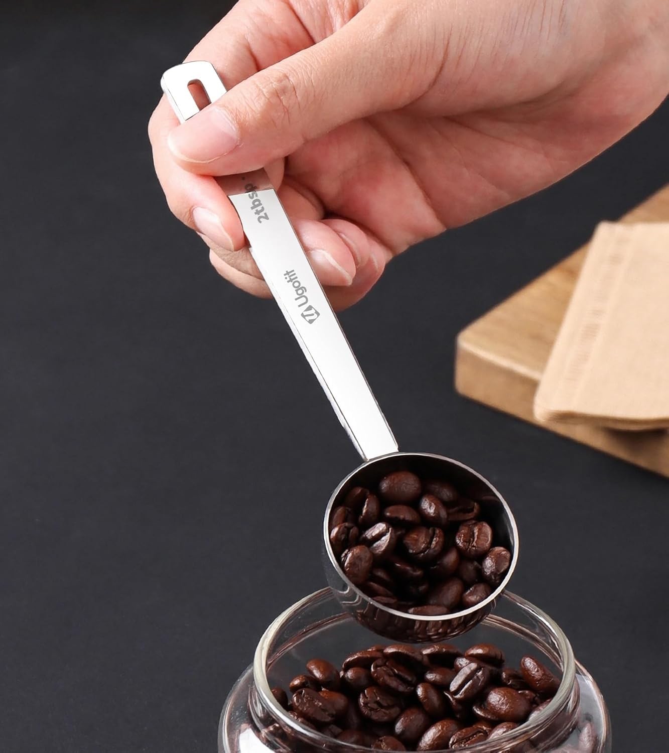 304 Coffee Scoop Stainless Steel 1 Table Spoon1 gallery