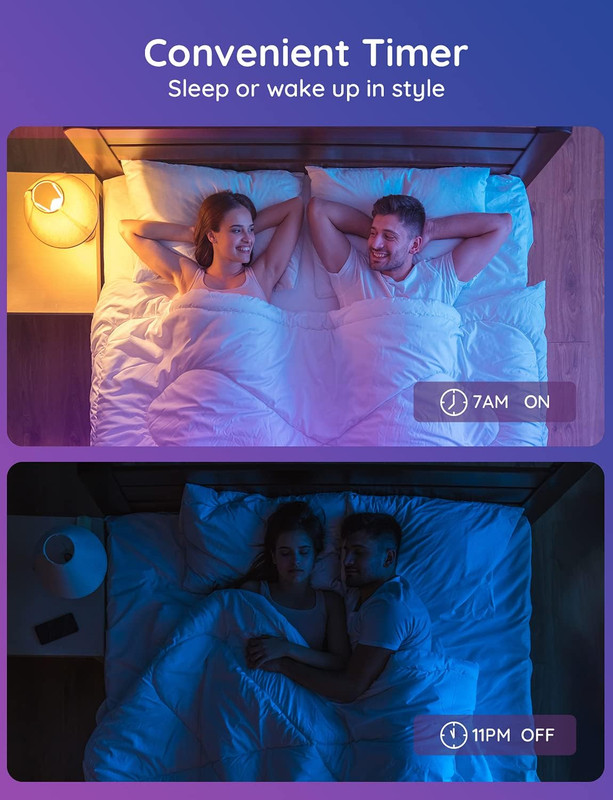 Smart Light Bulbs, Wifi Bluetooth Color Changing Bulbs, Music Sync, 54 Dynamic S gallery