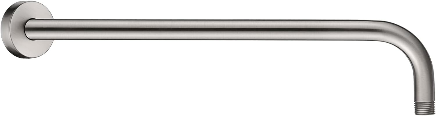 New 16'' L Shaped Shower Head High Rise Extension Arm-Brushed Nickel BAR1605-02 gallery