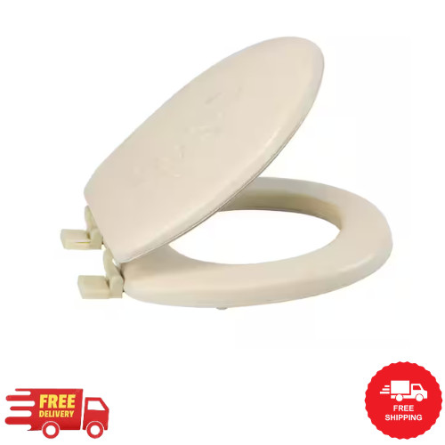 Extra Soft Standard Round Toilet Seat In Beige gallery